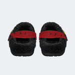 Night Grave Skeleton - Fur Lined Slippers/Sandals