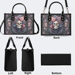 Rose Skull Glass Print Handbag Factory Direct Sales
