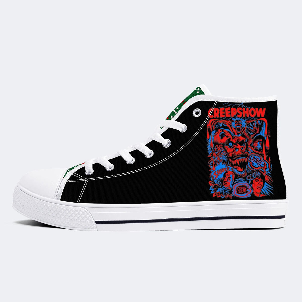 Unisex Horror Movie Graphic Print - High Top Canvas