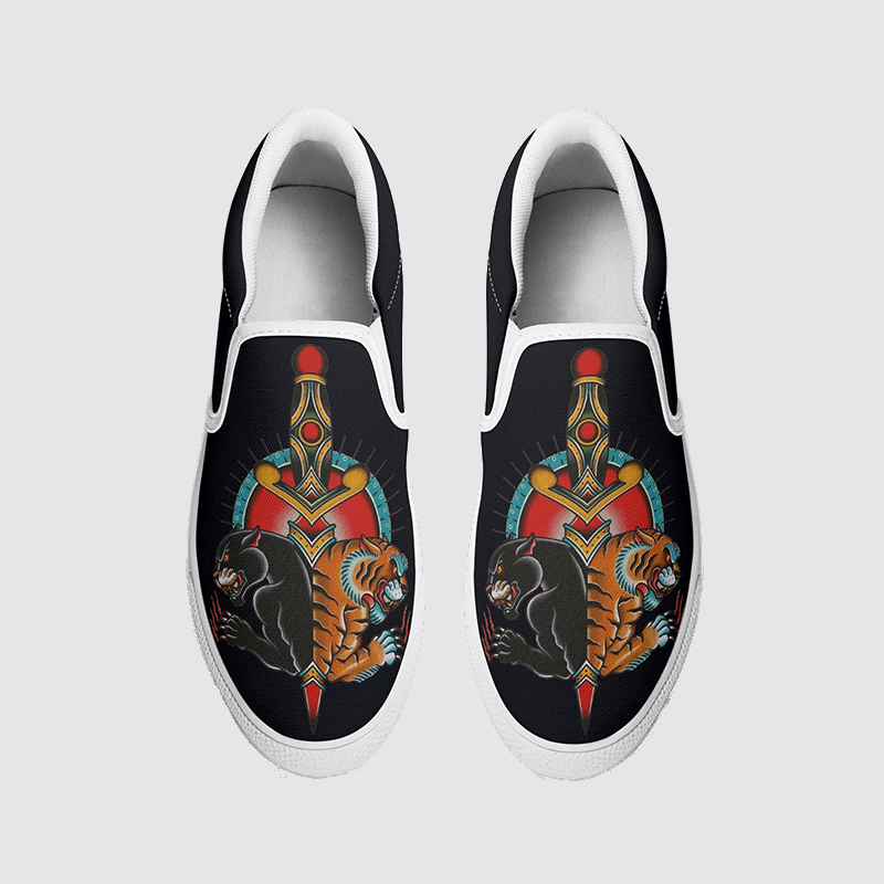 Slipper mit Animal-Grafik-Print 