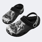 Mummies Horror Print - Fur Lined Slippers