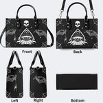 Retro Ghost Eye - Leather Handbag