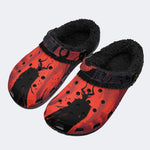 Blood Woods Devil - Fur Lined Slippers/Sandals