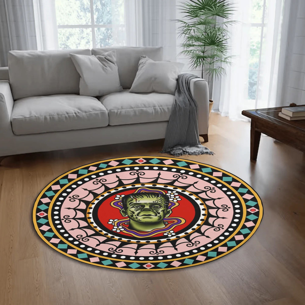 Green Devil print - Floor Mat