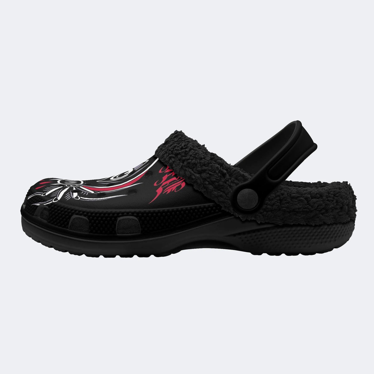 Gothic Specter Spider - Fur Lined Slippers/Sandals