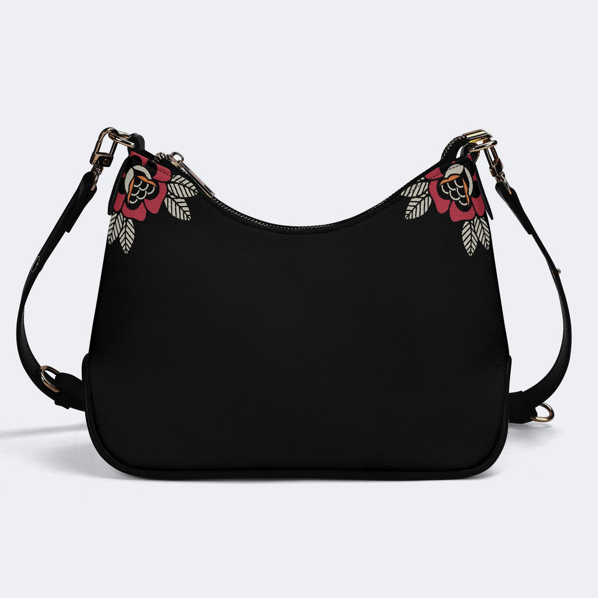 Cowboy Frog Print - Leather Crossbody Bag