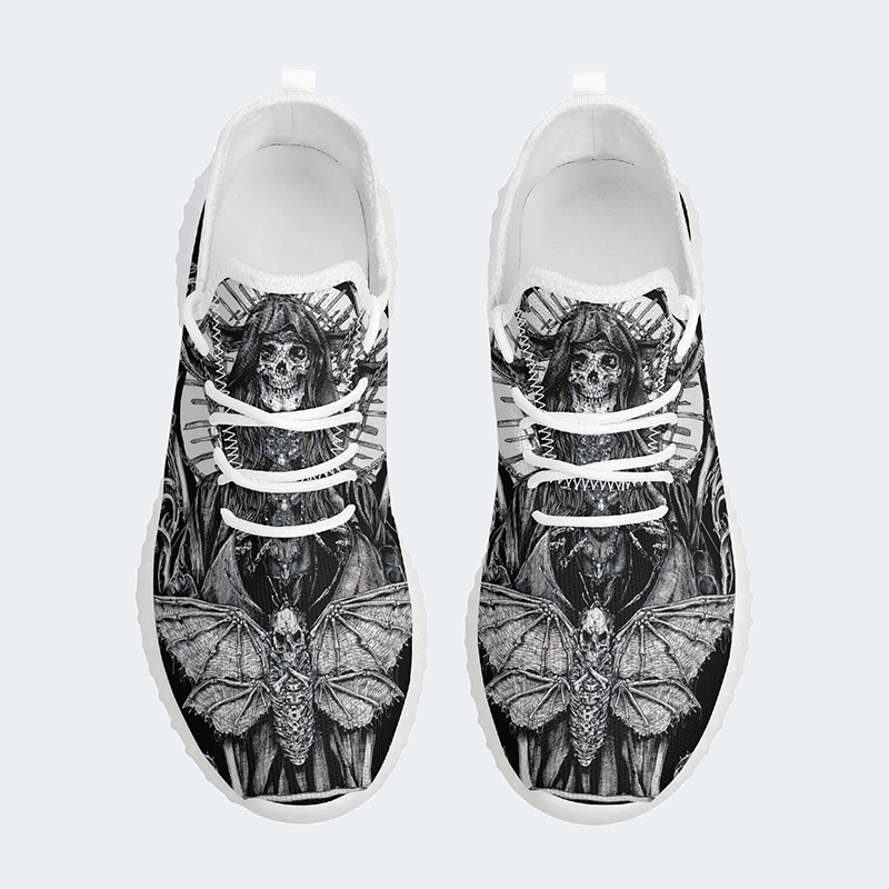 Surreal Death Moth&Skull - Sneakers