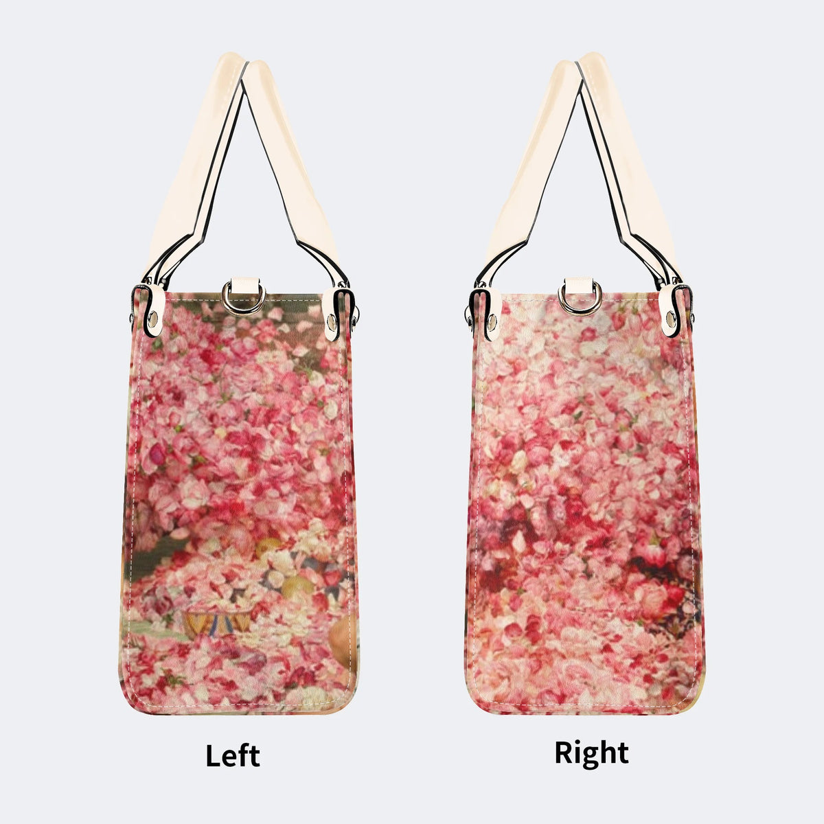 Roses of Heliogabal Print - Leather Handbag