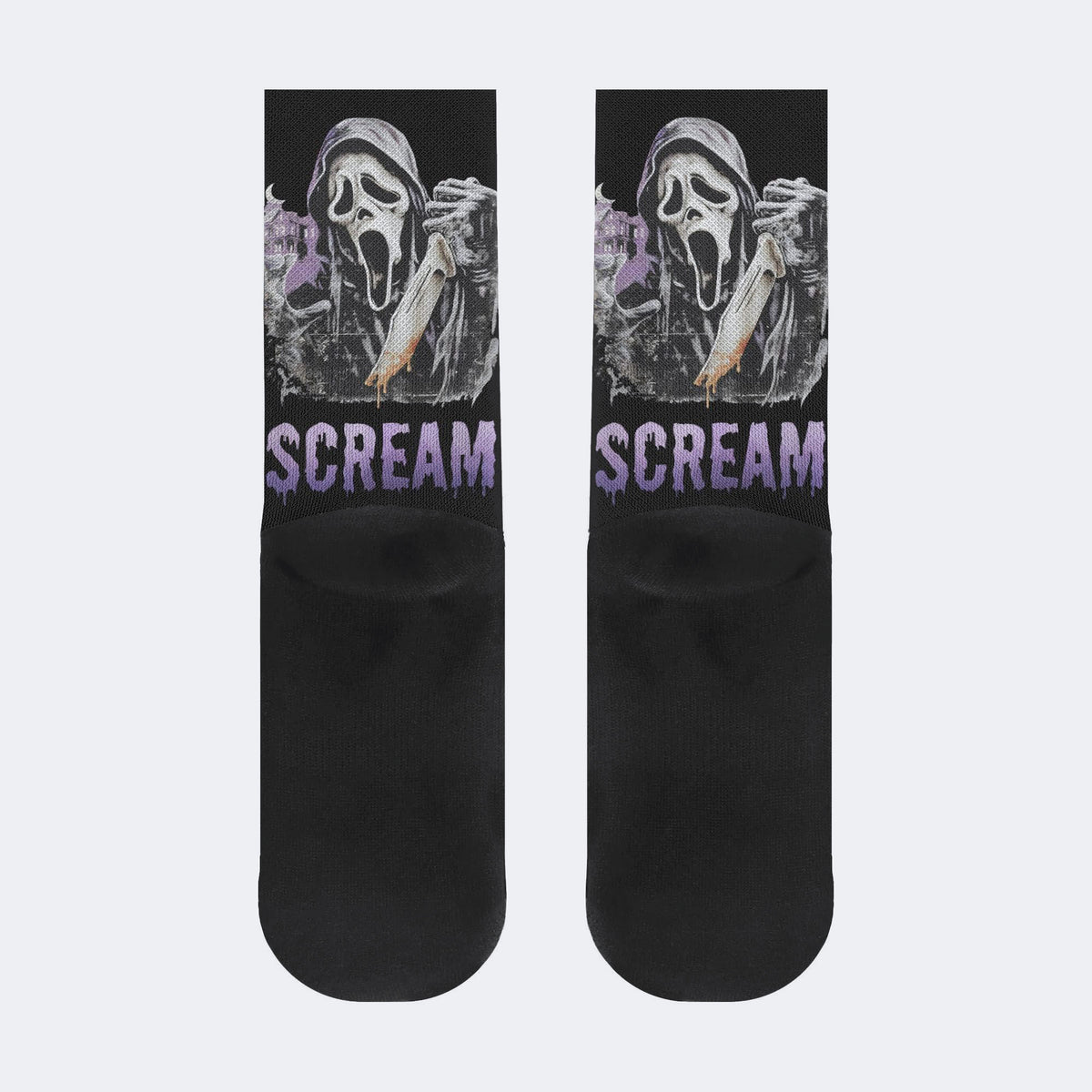 Horror Ghostface Print - Crew Socks