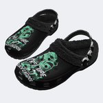 Horror Creature - Fur Lined Slippers/Sandals