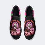 Horror Ghostface Print - Slip On Shoes