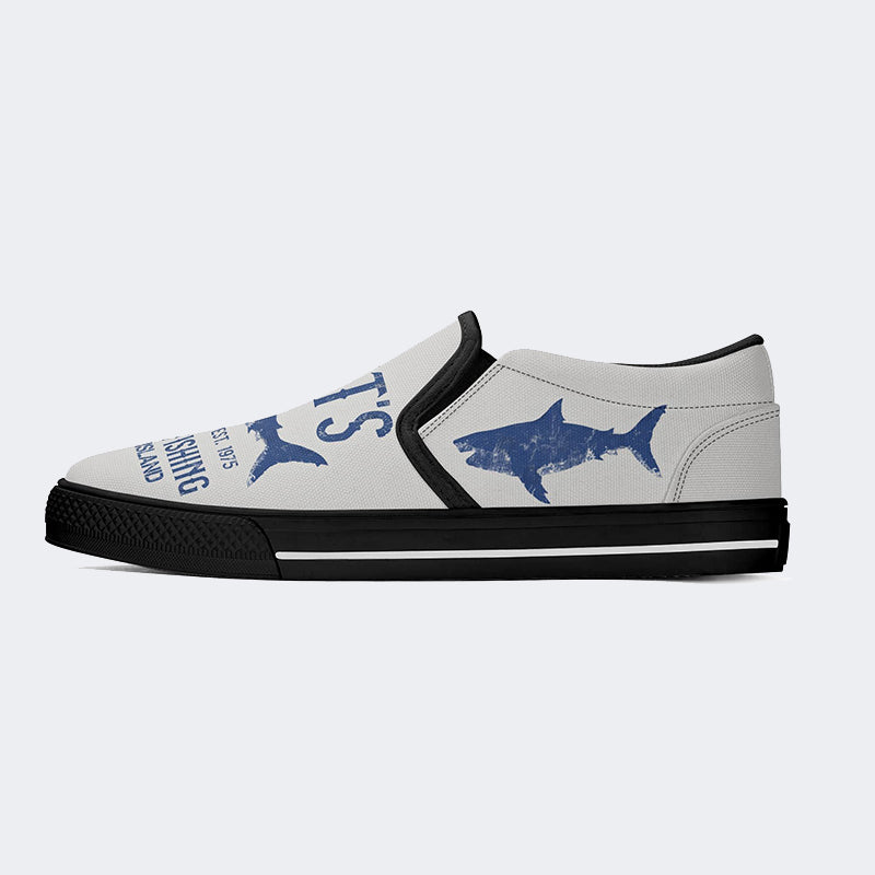 Quints Shark Fishing Unisex - Slip On Shoes