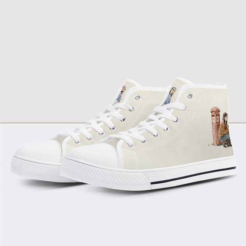 Waiting High Top Canvas Shoes