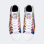 Pride Month High Top Canvas Shoes