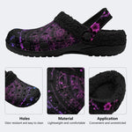 Zodiac Star Map - Fur Lined Slippers/Sandals