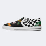 Horror Movie Vintage Graphic Print - Slip On Shoes