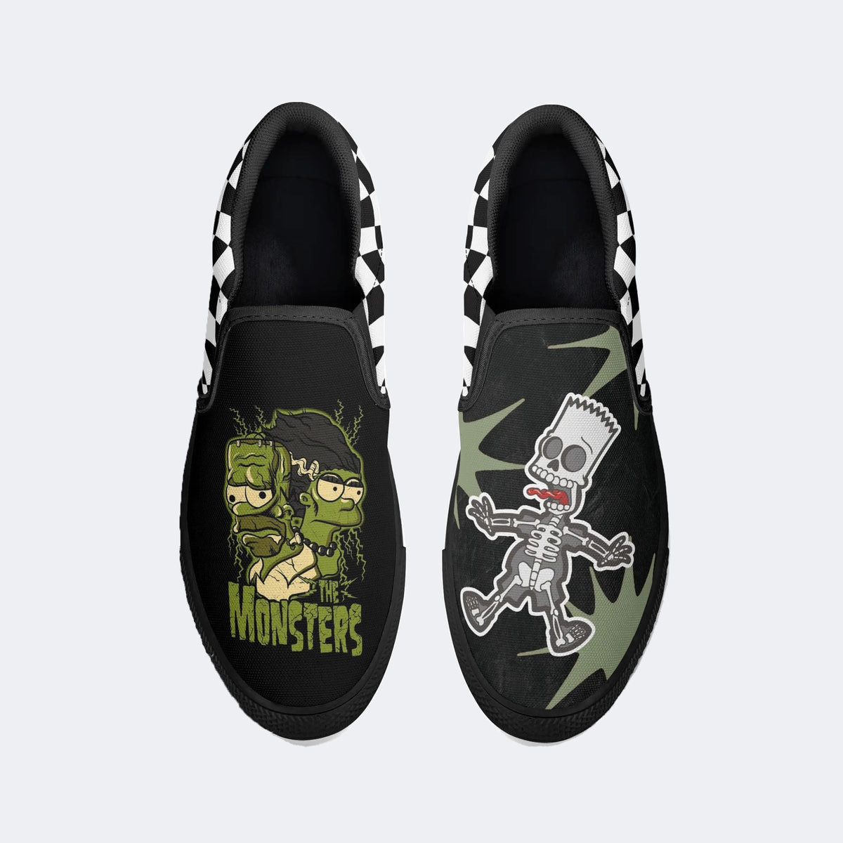 Unisex The Monster Skull - Slip On Shoes