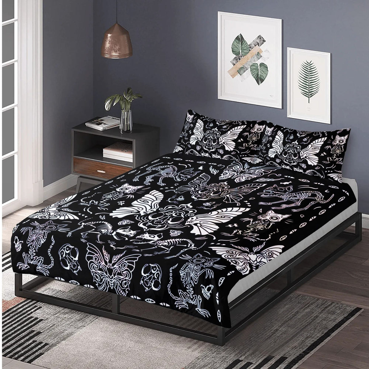 Gothic Animal Print - Three Piece Bedding Set