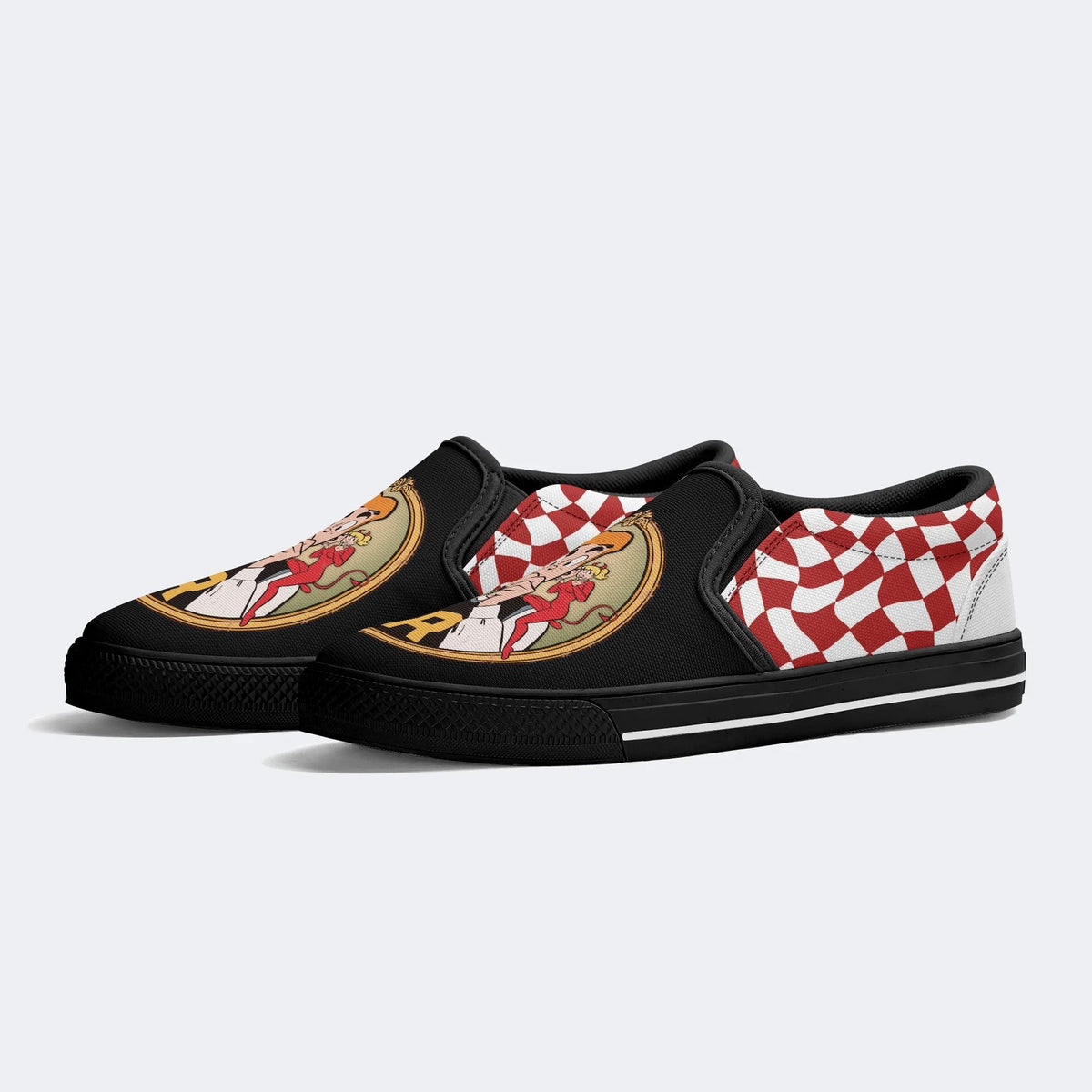 Comics Print - Slip On Shoes