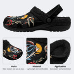 Horror Scythe Ghostface Print - Fur Lined Slippers/Sandals