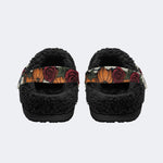 Haunted Harvest - Fur Lined Slippers/Sandals