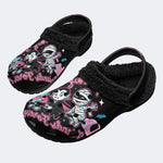 Gothic Broom Monsters - Fur Lined Slippers/Sandals