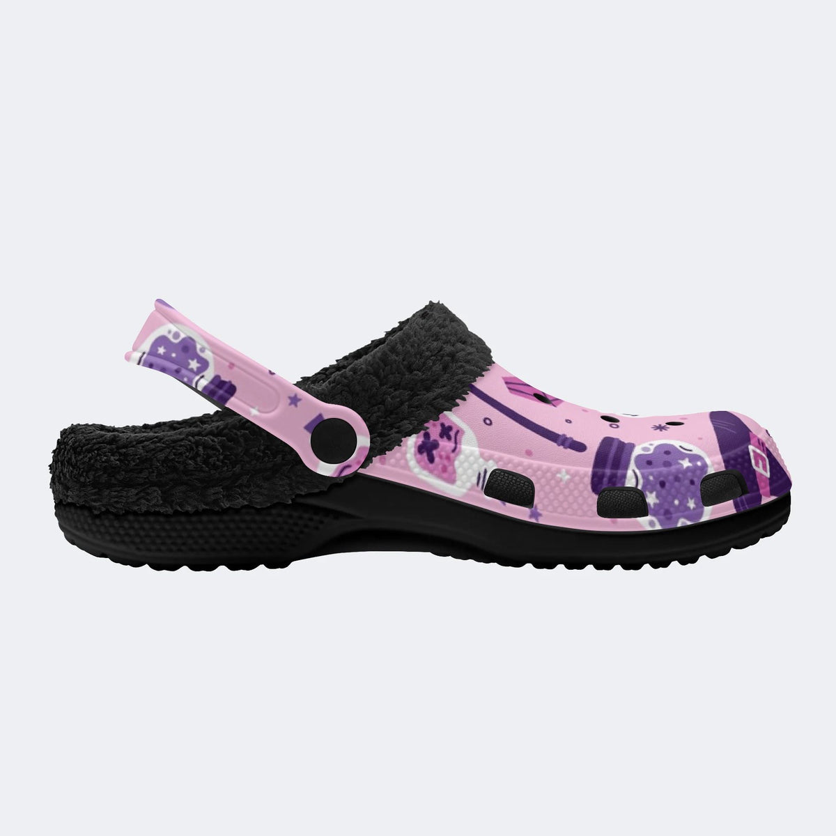 Pastel Witch Skull - Fur Lined Slippers/Sandals