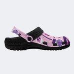 Pastel Witch Skull - Fur Lined Slippers/Sandals