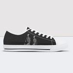 It’ll Pass Skull Low Top Canvas Shoes