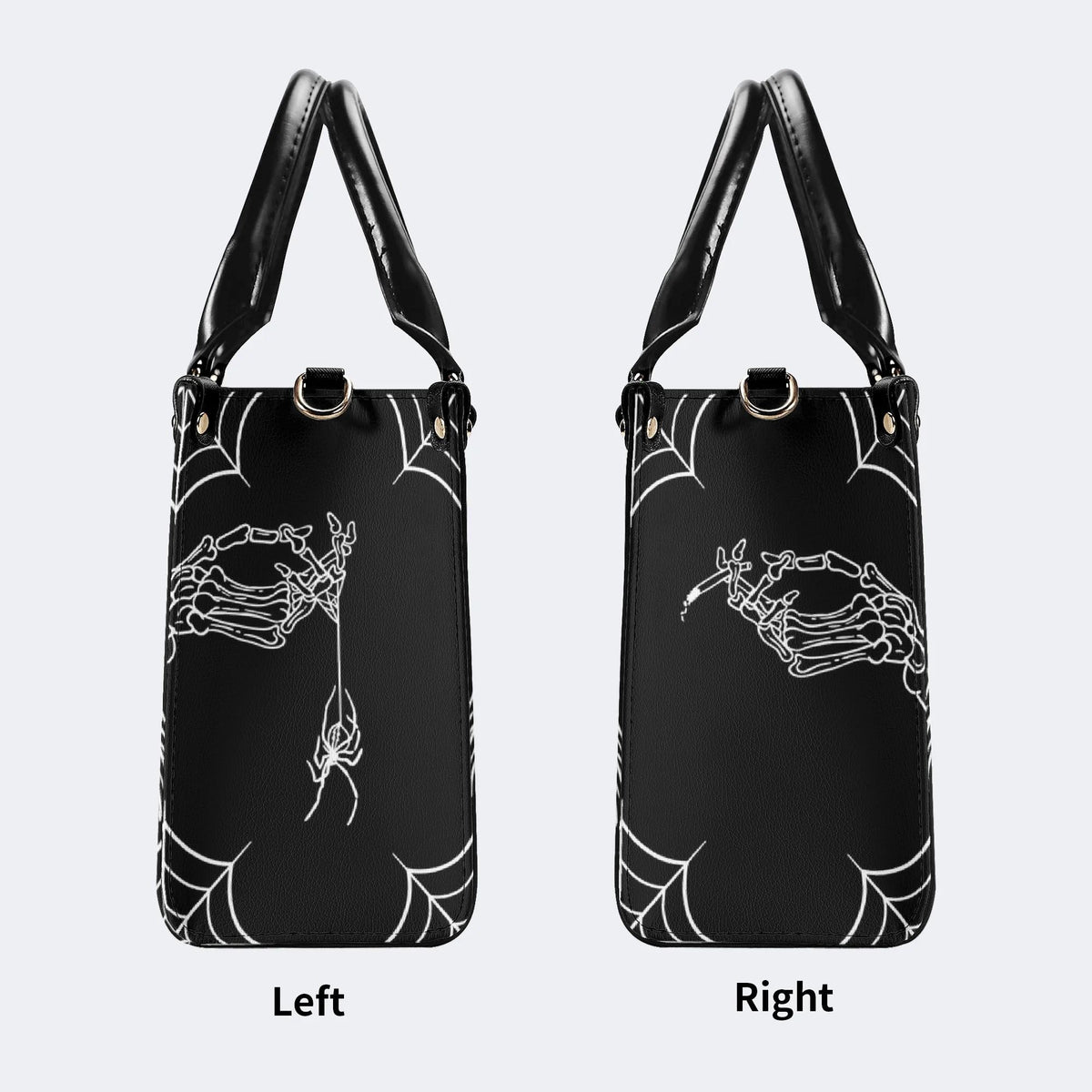 Retro Ghost Eye - Leather Handbag