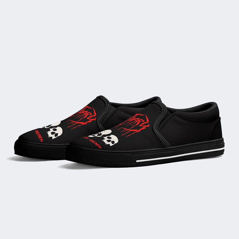 Skull Unisex - Slip On Shoes