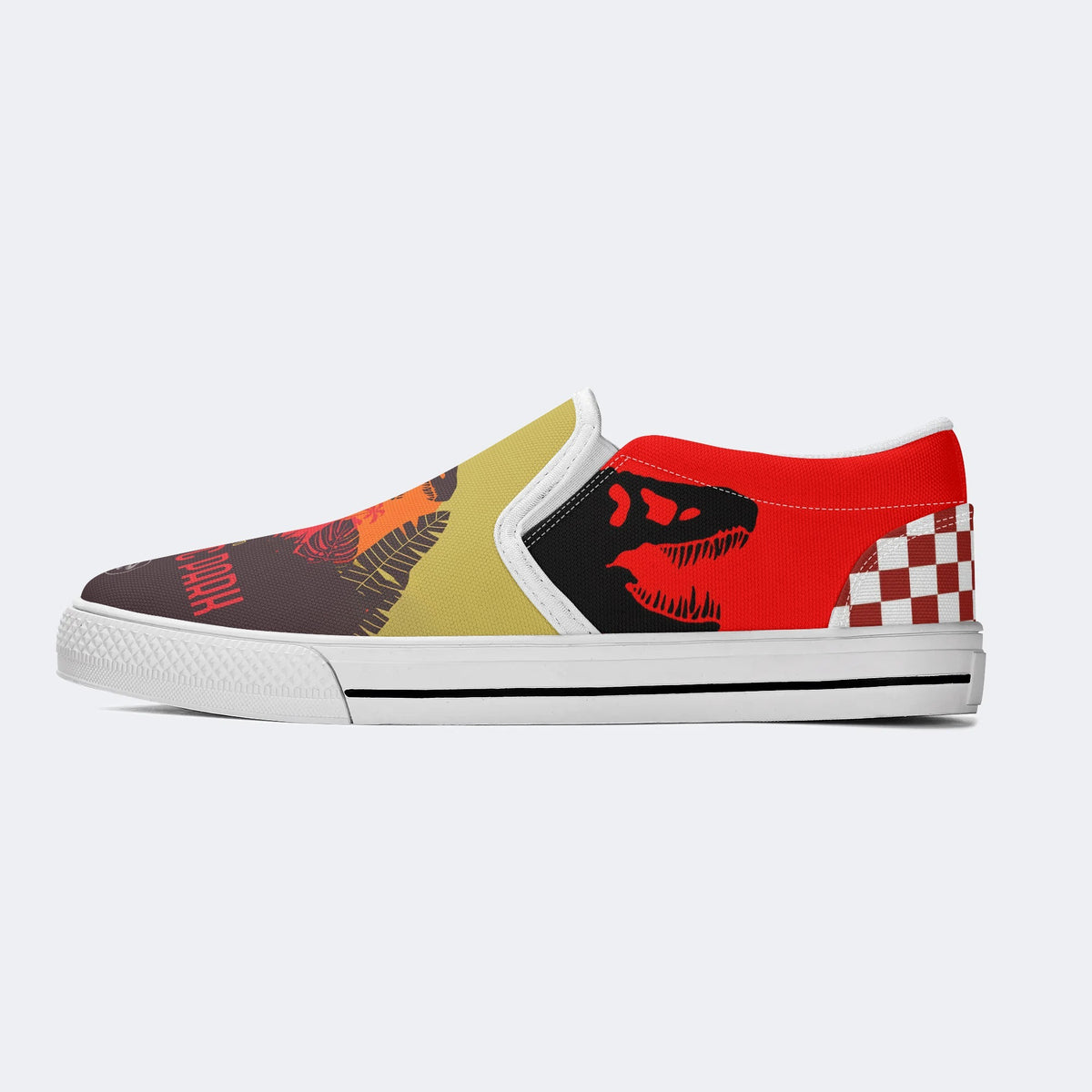 Jurassic Print - Slip On Shoes