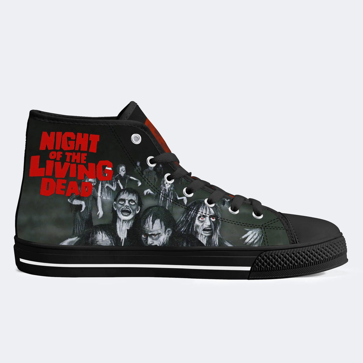 Night Horror - High Top Canvas