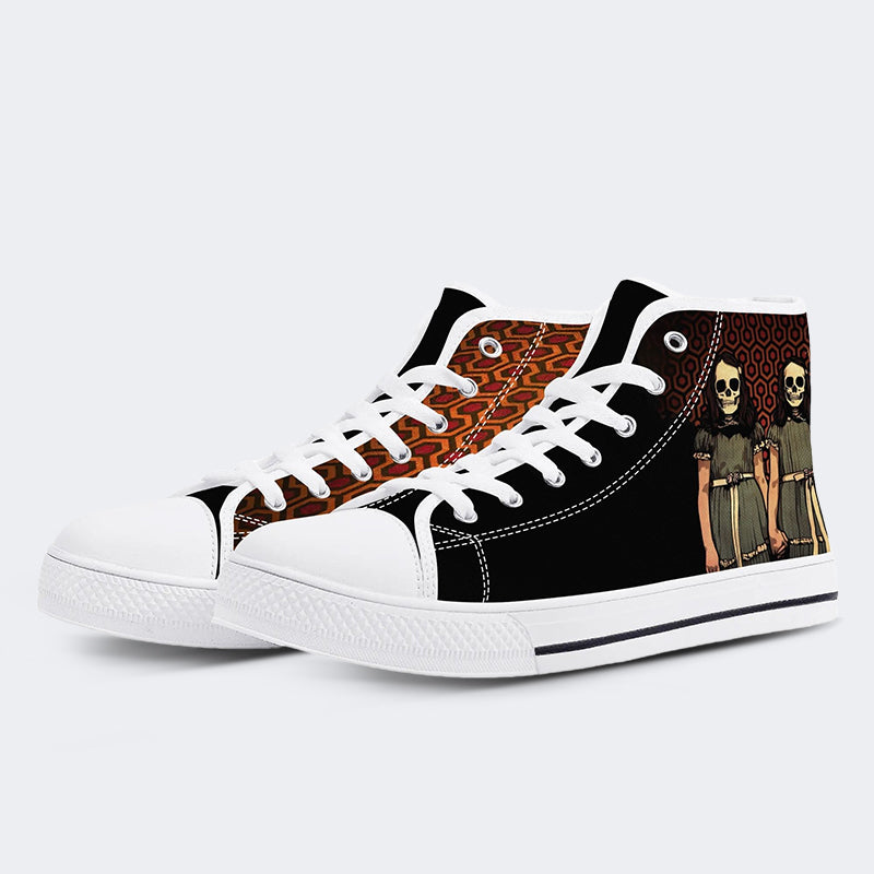 Unisex Horror-Druck - High Top Canvas