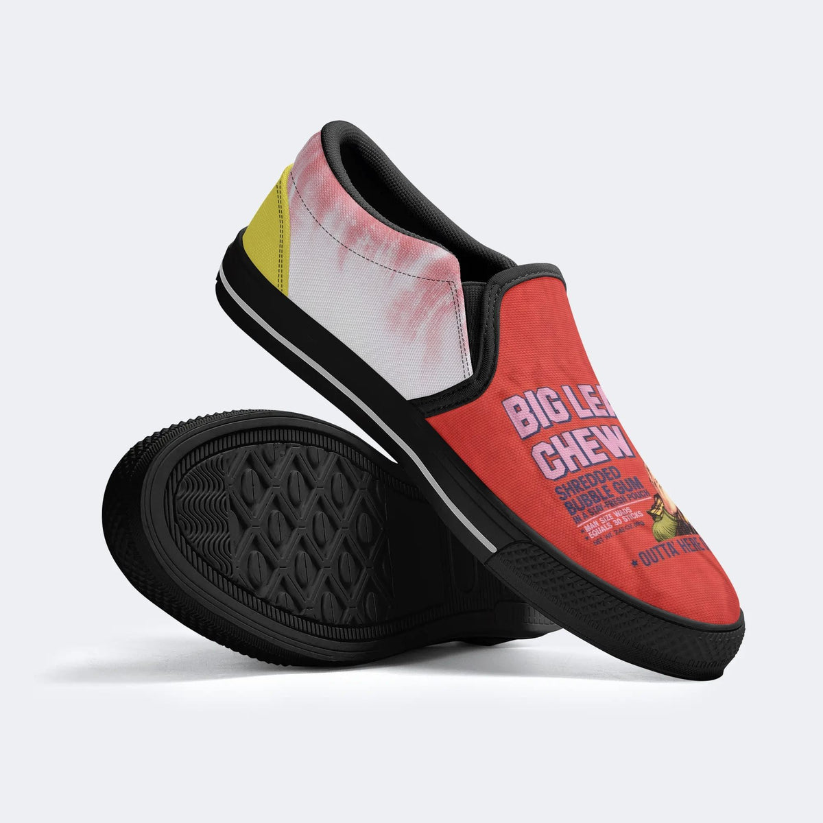 Shredded Bubble Gum Unisex Classic - Slip On Shoes