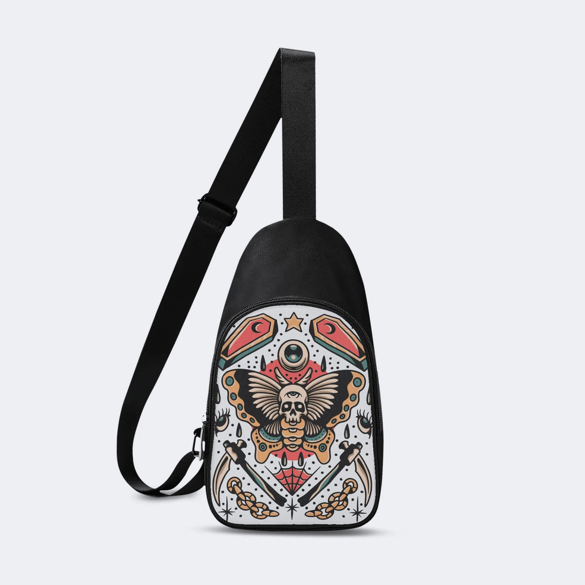 Vintage Death Moth Art Print - Chest Bag