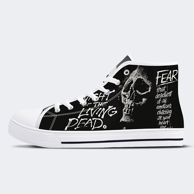 Unisex Horror-Druck - High Top Canvas