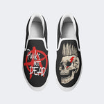 Punk Not Dead Print - Slip On Shoes