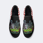 Horror Movie Vintage Print - Slip On Shoes
