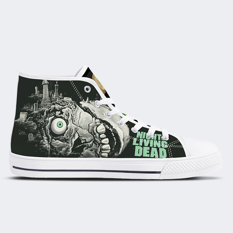 Unisex Horror-Druck - High Top Canvas