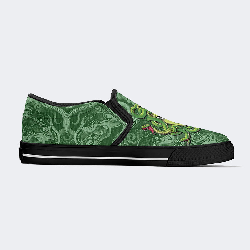 Medusa Print - Slip On Shoes