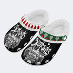 Melodic Death Metal Print - Fur Lined Slippers