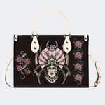 Vintage Spider Queen Print Handbag Factory Direct Sales