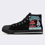 Unisex Horror-Druck - High Top Canvas