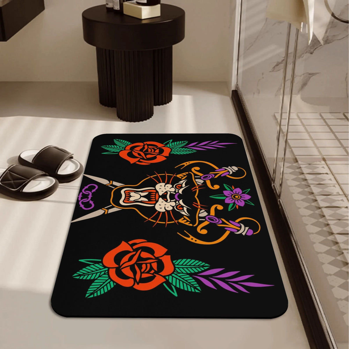 Unisex Tiger Print - Foot Pad