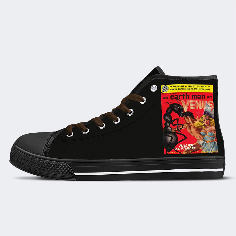 Unisex Horror-Druck - High Top Canvas