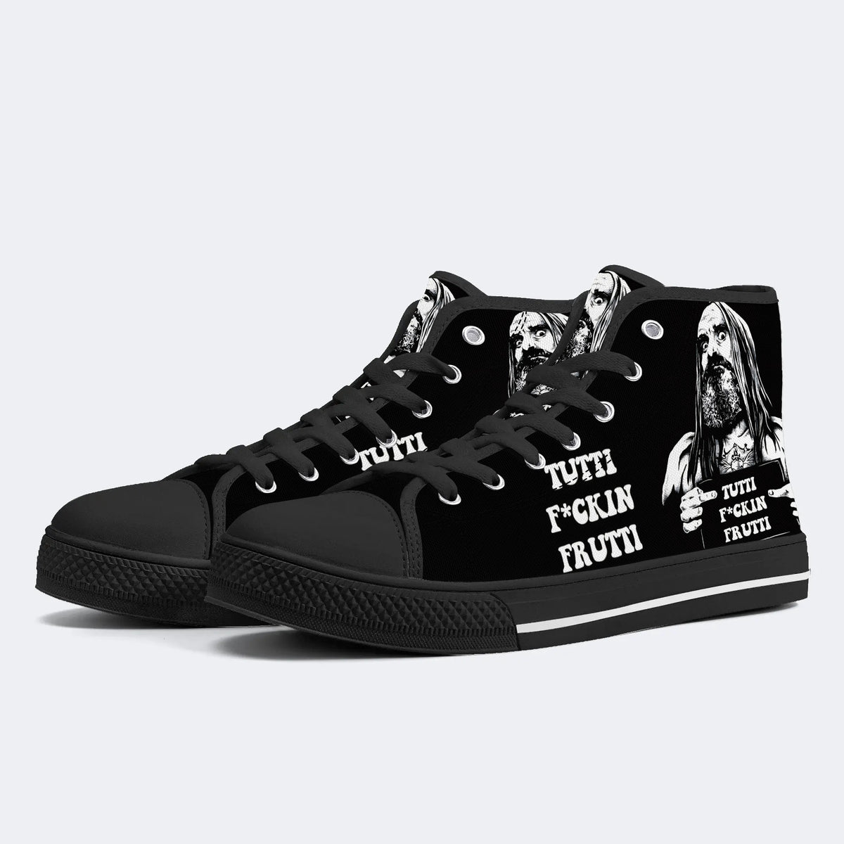 Tutti F*ckin Frutti Graphic Unisex Classic Print - High Top Canvas