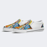 Unisex Christ Mary Graffiti Art Print - Slip On Shoes