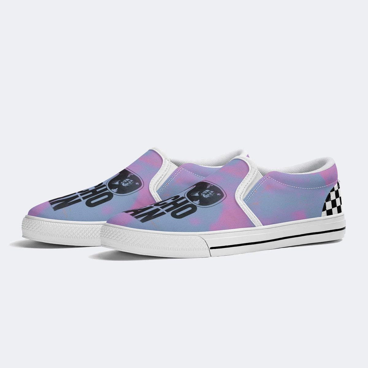 Macho Man Retro Unisex Print - Slip On Shoes