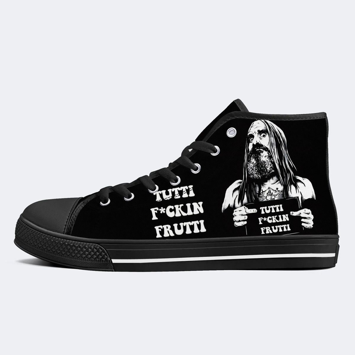 Tutti F*ckin Frutti Graphic Unisex Classic Print - High Top Canvas